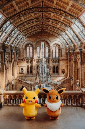 『ポケモン生態図鑑』、ロンドン自然史博物館内ポップ