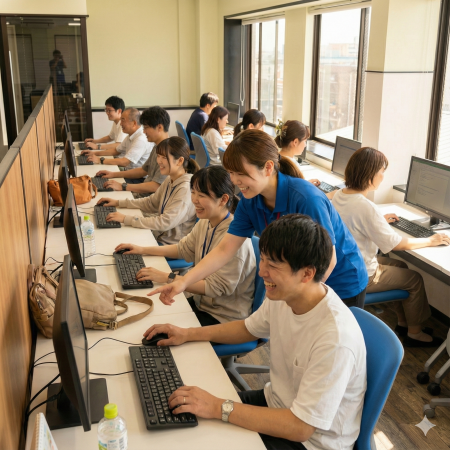 就労継続支援B型「ドリームクエスト津田沼」、利用者2 就労継続支援B型「ドリームクエスト津田沼」、利用者2