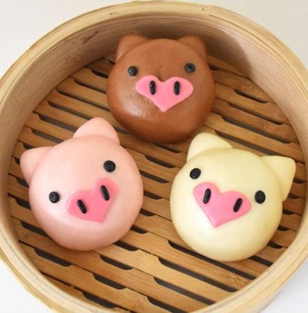 バレンタインに中華まん？横浜中華街｜江戸清「3匹の