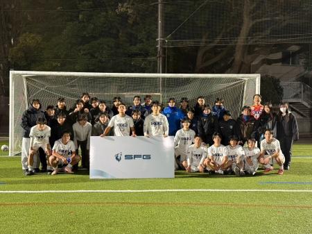 上智大学体育会サッカー部と撮影パートナーシップを締