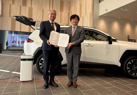 鹿児島トヨタと「平常時と災害時における空気清浄機の