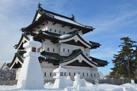 青森県弘前市「弘前城雪燈籠まつり」2月6日からutf-8