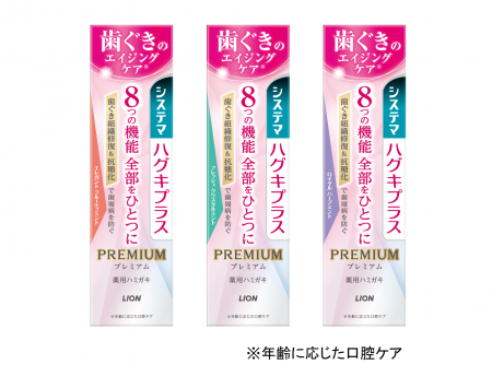 『システマ ハグキプラス プレミアム ハミガキ』改良