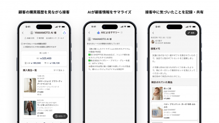 店舗スタッフDXの「STAFF START」、「オムニチャネル