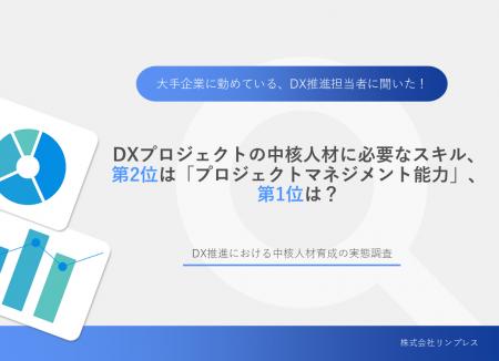 「大企業におけるDX人材育成の実態調査」を無料公開！