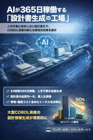 設計書を「作る」から「生産する」へ　AIが365日稼働