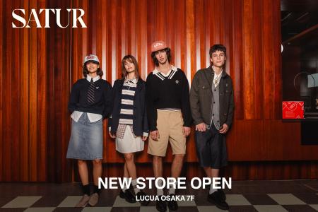 yutori、韓国ブランド「SATUR (セター)」の関西エリア yutori、韓国ブランド「SATUR (セター)」の関西エリア