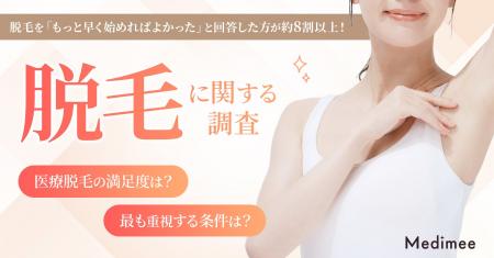 【脱毛を「もっと早く始めればよかった」が約8割以上
