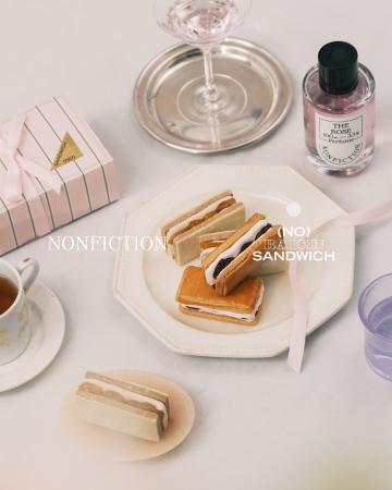 NONFICTIONが菓子ブランド「(NO) RAISIN SANDWICH」と NONFICTIONが菓子ブランド「(NO) RAISIN SANDWICH」と