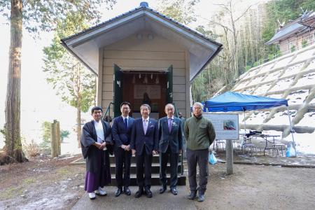 2026年の初午の日・笛の音が響く厳かな雰囲気の中、御 2026年の初午の日・笛の音が響く厳かな雰囲気の中、御