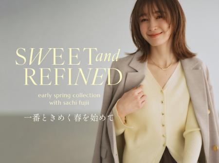 【Stola.(ストラ)】藤井サチが纏う、大人がときめく春