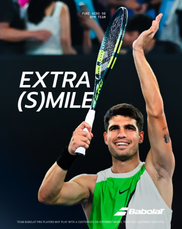 バボラ契約のカルロス・アルカラス選手が全豪オープン