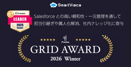 Salesforce一体型名刺管理サービス「SmartVisca」がIT