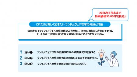「これだけは知っておきたい」知識を凝縮したランサム