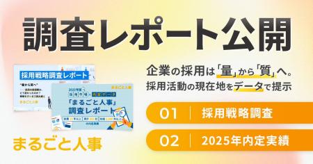 210社の採用戦略調査と3,109件の内定実績を同時公開！