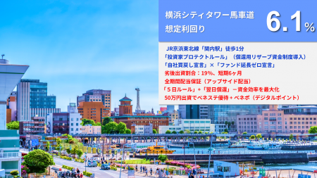 『らくたま36号（横浜シティタワー馬車道）』本日12時