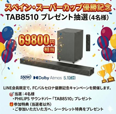 FCバルセロナ スペイン・スーパーカップ優勝記念！PHI