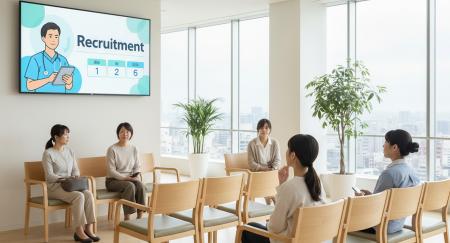 クリニック向け「デジタルサイネージ×採用DX」支援プ