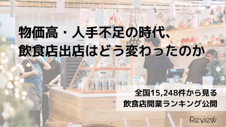 全国15,248件から見る、物価高・人手不足の時代、飲食 全国15,248件から見る、物価高・人手不足の時代、飲食