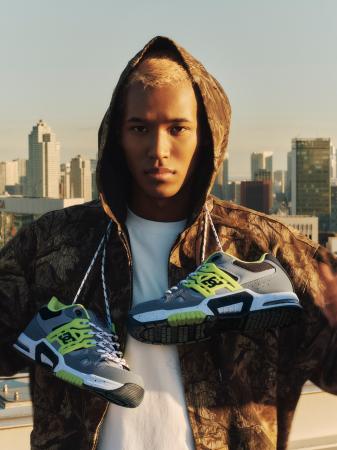 DC Shoesより、シューズ内をクールに保つベンチレーシ