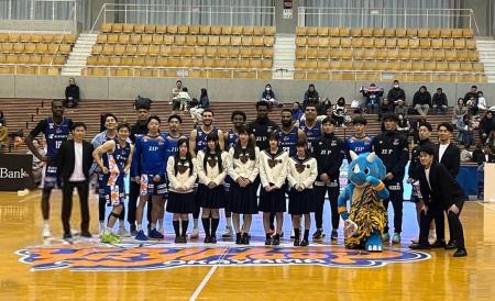 岡山南高校の生徒がデザイン！プロバスケチーム「トラ