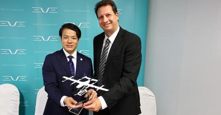 AirX、Eve Air MobilityとeVTOL航空機2機の導入に向け