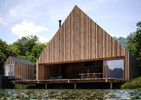 TRIAD、建築家 谷尻誠氏と長野県大町市木崎湖にて共同