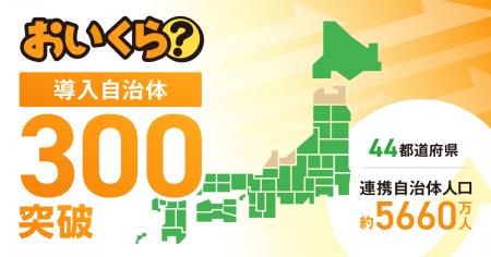 「おいくら」が44都道府県・300自治体と連携達成 水戸