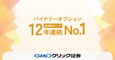 GMOクリック証券：バイナリーオプション国内取引シェ