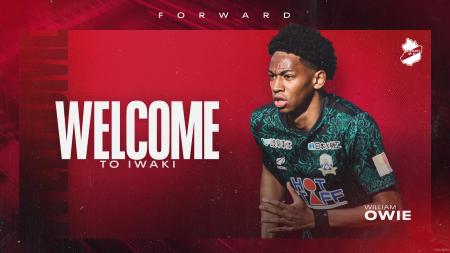 【いわきFC】オウイエ ウイリアム選手、加入のお知ら