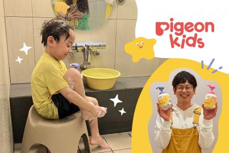 お風呂の日(2月6日)を前に、銭湯を貸し切り、キッズ親