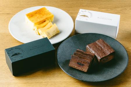 ごぼうとゆずを重ねた、黒と白の新作ガトーショコラを