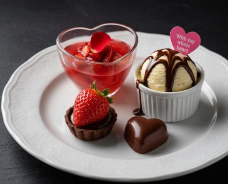 【鉄板焼　契　日本橋浜町】限定バレンタインディナー