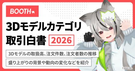 「BOOTH 3Dモデルカテゴリ 取引白書2026」を公開!年 「BOOTH 3Dモデルカテゴリ 取引白書2026」を公開!年