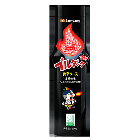本場韓国の辛さを手軽に！ ブルダックソース200gのデ