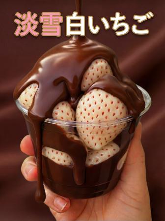 【初】舞浜イクスピアリで白いイチゴにチョコをどっぷ