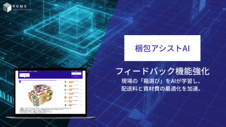 物流コスト増に立ち向かう、『梱包アシストAI』がフィ