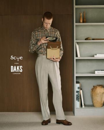 「DAKS（ダックス）×Scye（サイ）」 コラボレーション