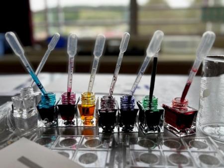 総合学習から生まれた新色『涼青の夏（りょうせいのな