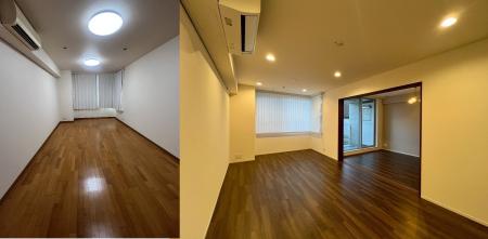 フルリノベーション工事を実施した、2LDK区分マンショ