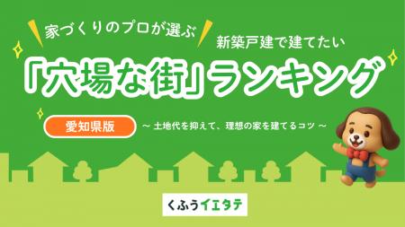 【くふうイエタテ調査】「土地＋建物」総額で選ぶ”街