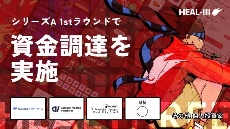 ヘルスケアゲームアプリ「HEALTHREE」シリーズA 1stラ