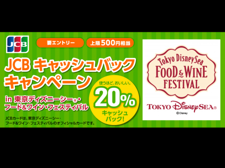 JCB キャッシュバックキャンペーンin 東京ディズニー