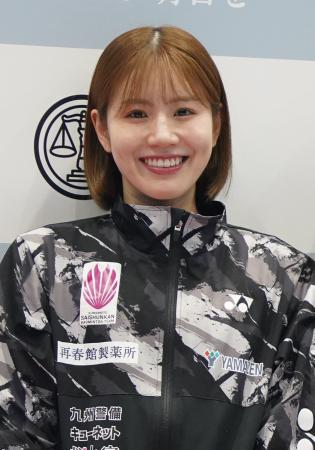 くまもと再春館製薬所バドミントン部　志田千陽選手の