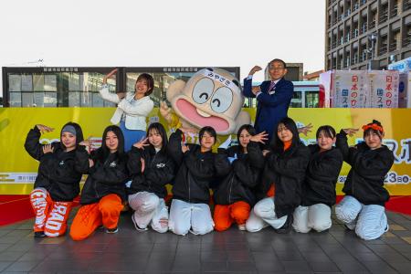 「日本のひなた宮崎 国スポ・障スポ」PR看板を設置し