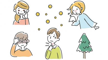 花粉症の症状は「鼻水」「くしゃみ」がトップ２　ティ