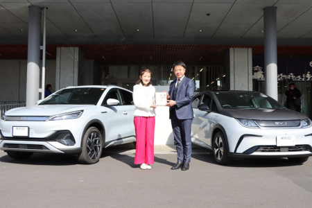 埼玉県草加市、企業版ふるさと納税を通じ、電気自動車