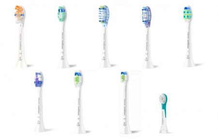 フィリップス ソニッケアー、ブラシヘッドの素材とパ