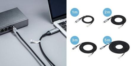 Wi-Fi不安定を解消！Type-Cを有線LANに変える変換ケー