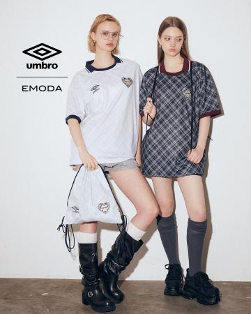 「EMODA (エモダ)」「UMBRO（アンブロ）」とのコラボ